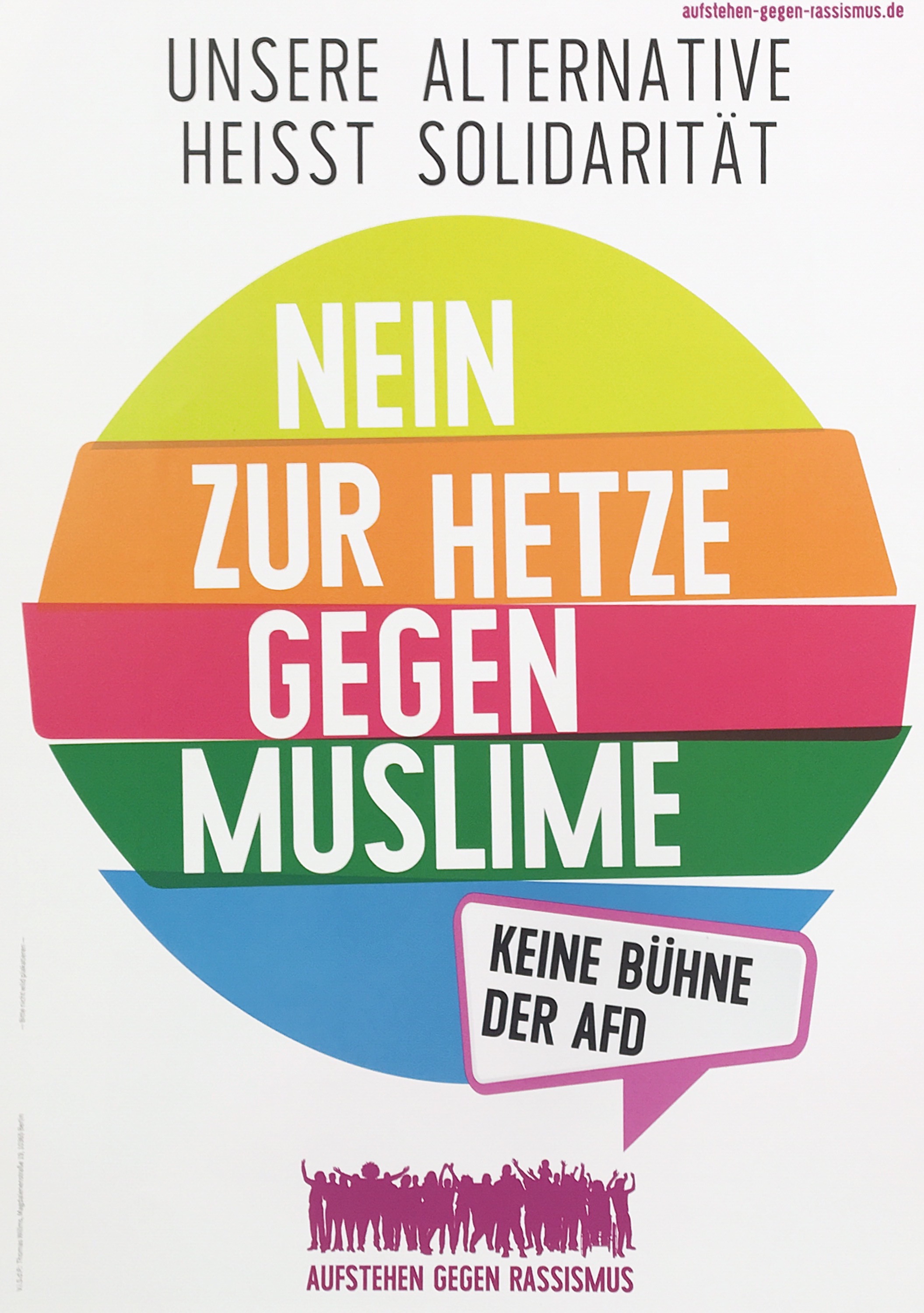 Flugblatter Plakate Aufkleber Und Mehr Aufstehen Gegen Rassismus